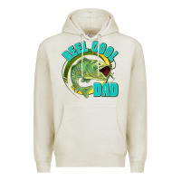 Oatmeal Heather reel cool dad Premium Hoodie - Jasminsmagicworld