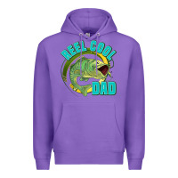 Purple reel cool dad Premium Hoodie - Jasminsmagicworld