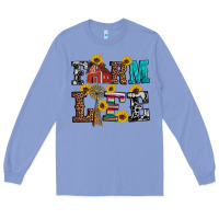 Colony Blue western farm life Long Sleeve Tee - Artiststas