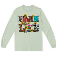 Matcha western farm life Long Sleeve Tee - Artiststas