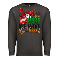Smoke Santa here we have cookies Premium Sweatshirt - NancyCooperArtShop
