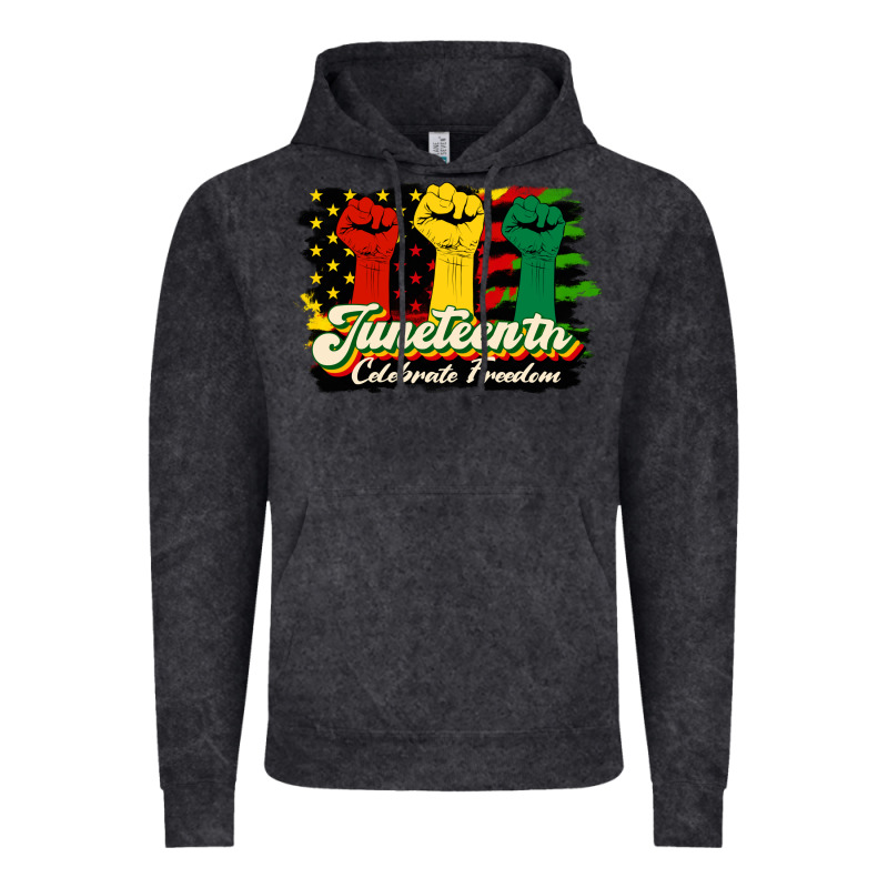 Juneteenth Celebrate Freedom Vintage Hoodie by HRA Design Shop | Teevron