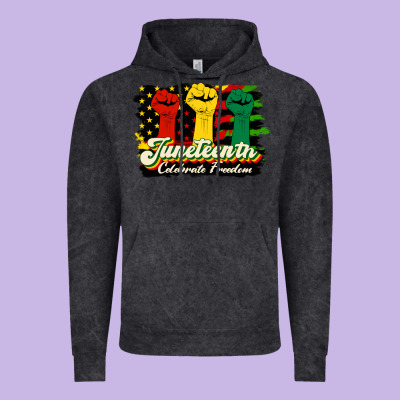 Juneteenth Celebrate Freedom Vintage Hoodie Designed By Hra Design Shop