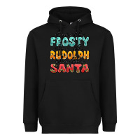 Black dance like frosty shine like rudolph give like san Heavyweight Hoodie - MaliasSmallBusiness
