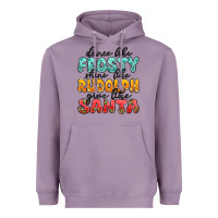 Lavender dance like frosty shine like rudolph give like san Heavyweight Hoodie - MaliasSmallBusiness