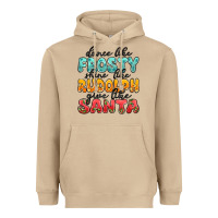 Mushroom dance like frosty shine like rudolph give like san Heavyweight Hoodie - MaliasSmallBusiness