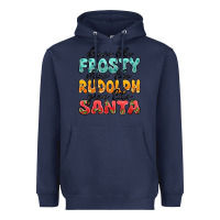 Navy dance like frosty shine like rudolph give like san Heavyweight Hoodie - MaliasSmallBusiness