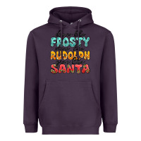 Plum dance like frosty shine like rudolph give like san Heavyweight Hoodie - MaliasSmallBusiness