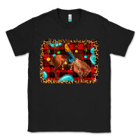 Black Christmas rodeo cowboy Classic Tee - JahusDesignShop