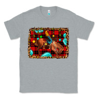 Heather Grey Christmas rodeo cowboy Classic Tee - JahusDesignShop