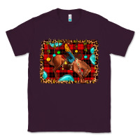 Plum Christmas rodeo cowboy Classic Tee - JahusDesignShop