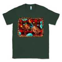Sports Green Christmas rodeo cowboy Classic Tee - JahusDesignShop