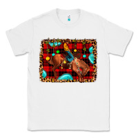 White Christmas rodeo cowboy Classic Tee - JahusDesignShop