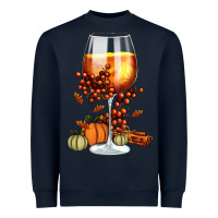 Navy Thanksgiving Fall Heavyweight Sweatshirt - FaDigitalArtStudio