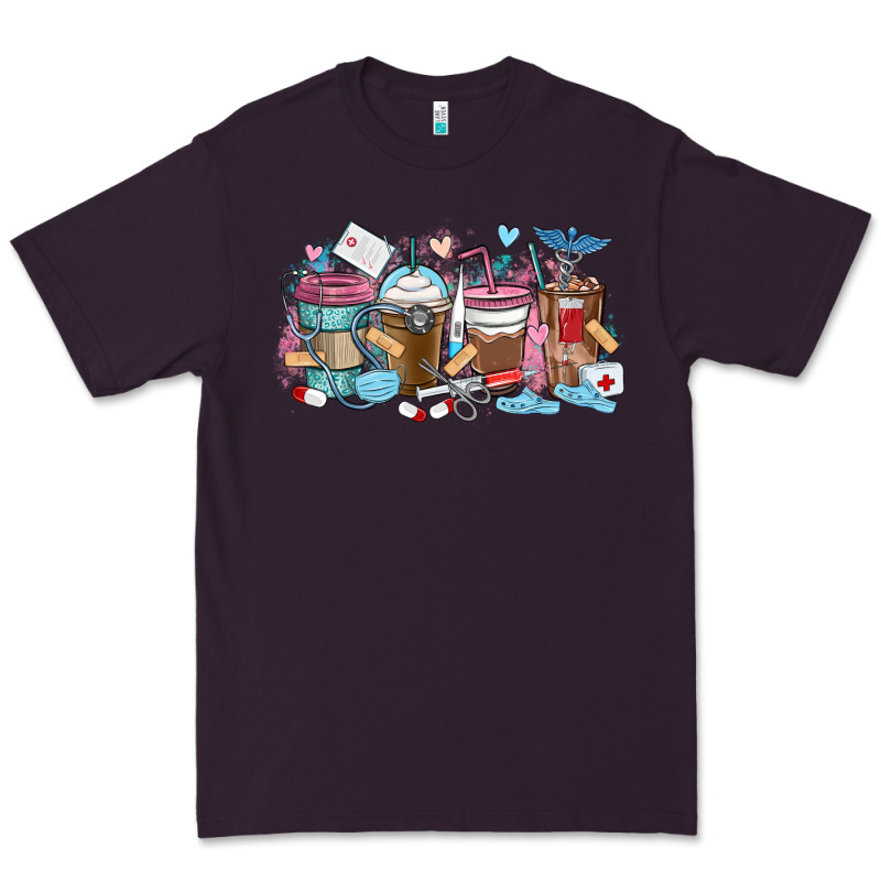 Nurse Elements Coffee Cups Premium Tee by MaliasSmallBusiness | Teevron