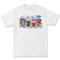 White nurse elements coffee cups Premium Tee - MaliasSmallBusiness