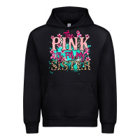 Black The pink is for my sister Cancer Awareness Urban Hoodie - HowdyJamesFarm