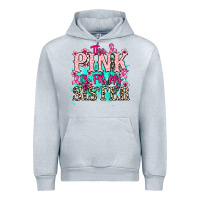 Heather Grey The pink is for my sister Cancer Awareness Urban Hoodie - HowdyJamesFarm