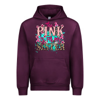 Mauve Wine The pink is for my sister Cancer Awareness Urban Hoodie - HowdyJamesFarm