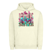 Pigment Pistachio The pink is for my sister Cancer Awareness Urban Hoodie - HowdyJamesFarm