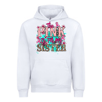 White The pink is for my sister Cancer Awareness Urban Hoodie - HowdyJamesFarm