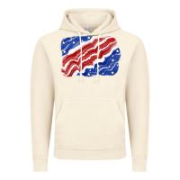 Vintage Artic Patriotic tie dye background 4th of july Vintage Hoodie - CowGirlArtShop