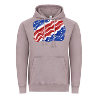 Vintage Zinc Patriotic tie dye background 4th of july Vintage Hoodie - CowGirlArtShop