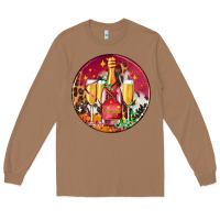 Toasted Coconut christmas champagne bottle and champagne's Long Sleeve Tee - AdoDesignShop