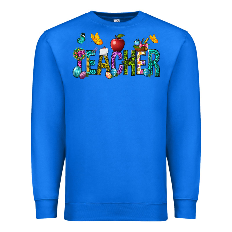 Easter Teacher Premium Sweatshirt by NancyCooperArtShop | Teevron