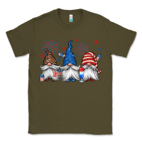Army Green 4th of july gnomes Classic Tee - Jasminsmagicworld