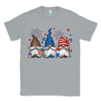 Heather Grey 4th of july gnomes Classic Tee - Jasminsmagicworld