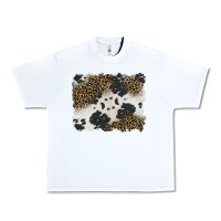 White black and white cowhide background Urban Heavy Tee - BarkalooDesign