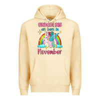 Pina Colada unicorns are born in november Premium Hoodie - Jasminsmagicworld