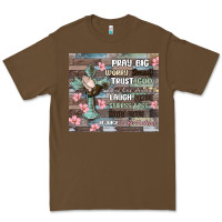 Cacao pray big worry small trust god Premium Tee - MaliasSmallBusiness