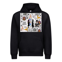 Black gothic girl and colorful girl Urban Hoodie - TumblerDesignByShophia