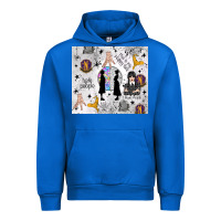 Cobalt gothic girl and colorful girl Urban Hoodie - TumblerDesignByShophia