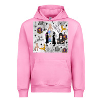 Fuchsia Pink gothic girl and colorful girl Urban Hoodie - TumblerDesignByShophia