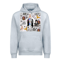 Heather Grey gothic girl and colorful girl Urban Hoodie - TumblerDesignByShophia