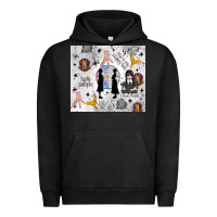Pigment Black gothic girl and colorful girl Urban Hoodie - TumblerDesignByShophia