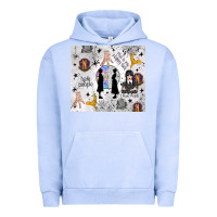 Pigment Grape Ice gothic girl and colorful girl Urban Hoodie - TumblerDesignByShophia