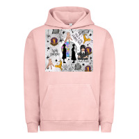 Pigment Salmon gothic girl and colorful girl Urban Hoodie - TumblerDesignByShophia
