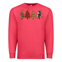 Cardinal howdy christmas trees Premium Sweatshirt - MaliasSmallBusiness