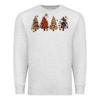 Oatmeal Heather howdy christmas trees Premium Sweatshirt - MaliasSmallBusiness