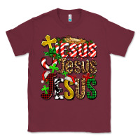 Burgundy jesus jesus jesus Classic Tee - AdoDesignShop