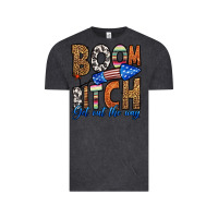 Vintage Black boom bitch get out the way Vintage Tee - HRA Design Shop