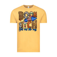 Vintage Mustard boom bitch get out the way Vintage Tee - HRA Design Shop