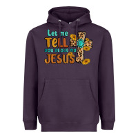 Plum let me tell you about my jesus Heavyweight Hoodie - MaliasSmallBusiness