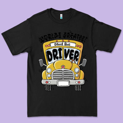Premium Tee worlds greatest school bus driver