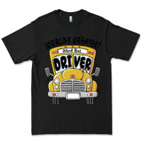 Black worlds greatest school bus driver Premium Tee - MaliasSmallBusiness