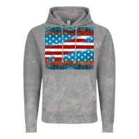 Cloud Rock Leopard glitter American flag tumbler Vintage Hoodie - Neo Western